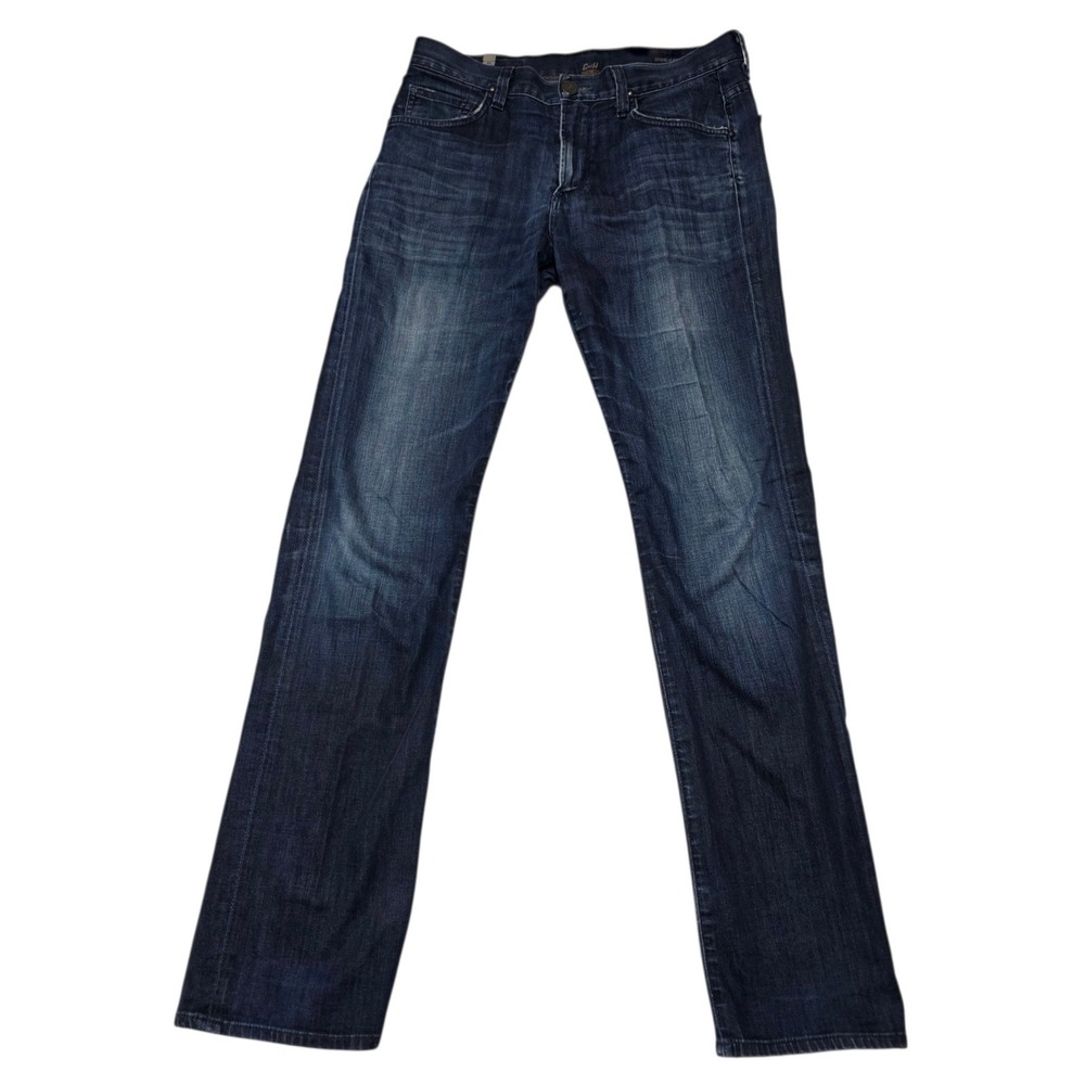 Citizens of Humanity Sid Straight Leg Jeans Men 32 Blue Cotton Blend Stretch